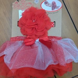 Size 0-3 month Fancy Tutu set for newborn pictures
